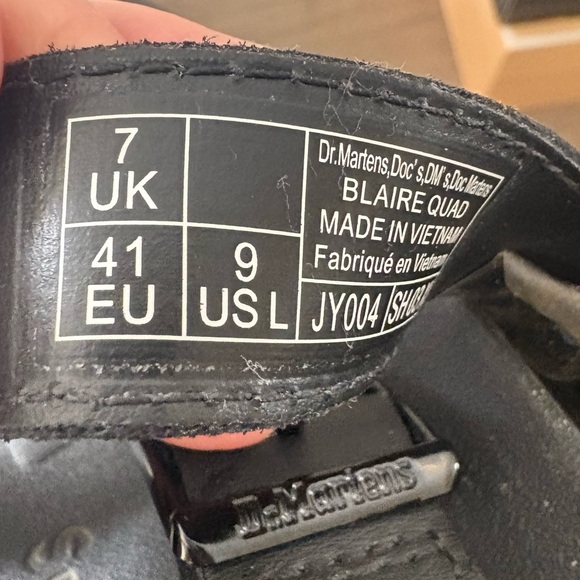 Dr. Martens Black and purple Sandals - Picture 4 of 9